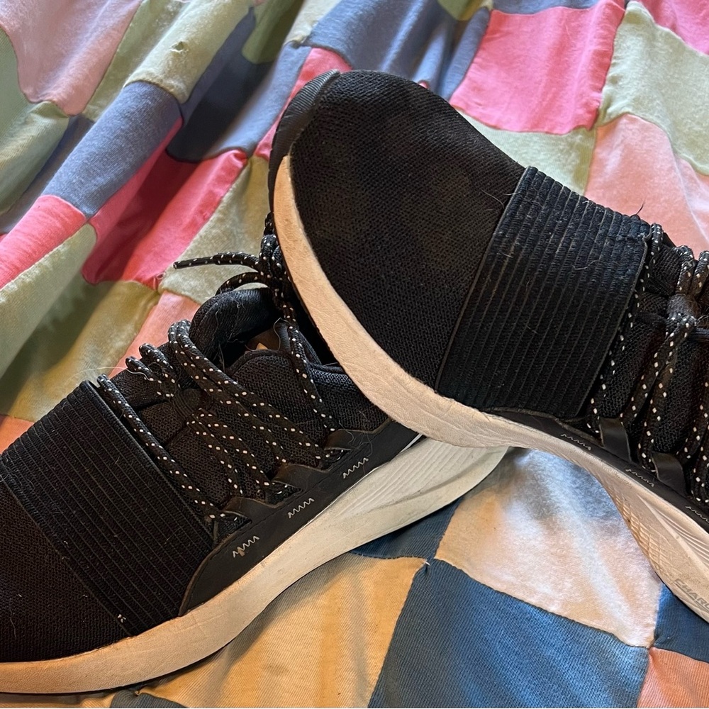 Under Armour Black and White Athletic Sneakers